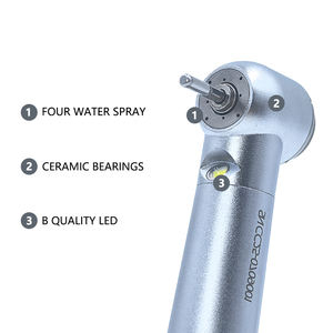 Tandheelkundige Hoge Snelheid Handstuk 3 Manier Spray Drukknop Roterende Turbine Hoge Snelheid Tandheelkunde Instrument Standaard Kop 2 Gat - Product Image 3
