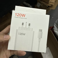 Cargador de Viaje Rápido para Teléfono Móvil de 67W, Cargador Rápido USB-C de 120W con Enchufe EU/US, Adaptador de Corriente USB de 33W para Xiaomi Huawei