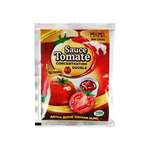 High Heat Temperature Resistant 121 Food Grade Plastic Food Packaging Bag For Tomato Sauce Chili Seasoning Packaging