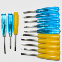 Mini tournevis droit 45 mm à tête cruciforme, tige en acier au carbone, manche en PP, outil de réparation pour l'électronique