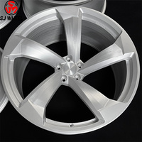 Jantes monobloc concaves profondes SJ, jantes forgées sur mesure pour jantes polies 5x112 17 18 19 20 22 pouces pour Audi S3/4/5/6 A3/4/5/6