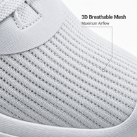 Chaussures de course professionnelles pour hommes, respirantes, en maille Fly-knit, semelle épaisse en mousse, amortissantes, pour la marche