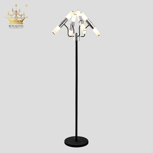 Portable réglable de luxe moderne <span class=keywords><strong>led</strong></span> debout <span class=keywords><strong>salon</strong></span> fait main classique en verre haut de gamme lampadaire vintage - Product Image 5