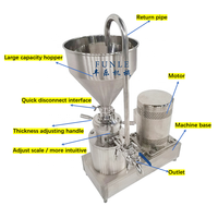 Machine à broyer le beurre de cacahuètes, moulin à tahini, moulin colloïdal humide / machine à broyer les aliments, moulin à sauce chili, moulin à haricots rouges