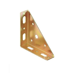 Support d'angle triangulaire épaissi en fer Sike Yuan, fixation à angle droit de 90 degrés avec trous pour quincaillerie de meuble mural et de lit - Product Image 5