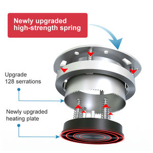 Manuelle Kunststoffschalen-Versiegelung maschine Fast-Food-Verpackungs maschine Pappbecher-Versiegelungsfolien-Laminier-Crisper-Maschine zum Mitnehmen - Product Image 3