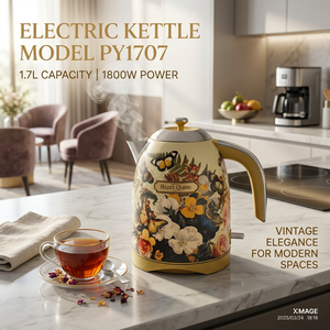 Stainless Steel <b>Kettle</b> 1.7L Fast-heating With <b>Temperature</b> <b>Control</b> for Home Office Hotel & Outdoor Use Stainless Steel <b>Kettle</b> 1.7 - Product Image 5