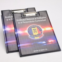 Porte-documents en PVC personnalisé avec logo, scellé à la chaleur, planche à documents durable pour le bureau, la formation, les conférences, la promotion