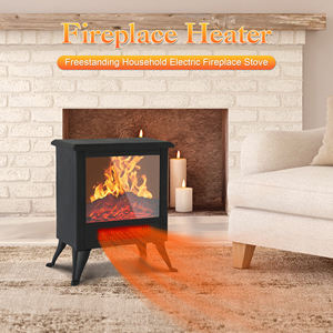 Chimenea Eléctrica Portátil Independiente Konwin con <span class=keywords><strong>Efecto</strong></span> de <span class=keywords><strong>Llama</strong></span>, Calentador de Ambiente, <span class=keywords><strong>Estufa</strong></span> de Chimenea con Leña Real SFP201 - Product Image 2