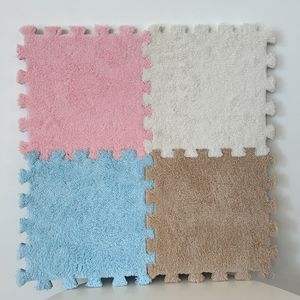 Lồng vào nhau bọt sàn gạch sang trọng với biên giới bọt Câu Đố Thảm 30 bởi 30 dày vuông chống trượt Câu Đố khu vực Thảm Playmat - Product Image 2