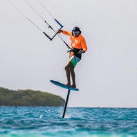 Feuille personnalisée de planche de surf professionnelle en fibre de carbone pour hydroptère SUP