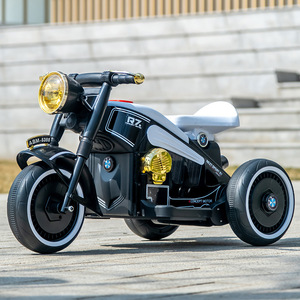 Motocyclette électrique pour enfants, tricycle rechargeable, voiture jouet à double propulsion pour enfants de 1 à 6 ans - Product Image 2