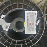 Fil de cuivre étamé UL10109 300V blanc, isolé ETFE, multibrins, haute température 200 degrés, 22AWG, pour installation aérienne, bobine de 100m