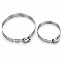 Collier de serrage pour tuyau en acier inoxydable de type américain, qualité supérieure, vente en gros Chine, 201 304