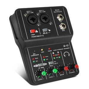 XTUGA Q12, Tarjeta <span class=keywords><strong>de</strong></span> Sonido USB Profesional Mini <span class=keywords><strong>de</strong></span> 2 Canales, Mezcladora <span class=keywords><strong>de</strong></span> <span class=keywords><strong>Audio</strong></span> Portátil, Interfaz <span class=keywords><strong>de</strong></span> <span class=keywords><strong>Audio</strong></span>, Nueva y Más Vendida - Product Image 2
