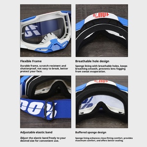 משקפי ספורט עבור אופנוע קרוס קאנטרי רכיבה אופני הרים-אנטי פוגי uv הגנה מפני הגנה מפני הגנה מפני הגנה מפני הגנה מפני הגנה מפני הגנה מפני הגנה מפני הגנה מפני הגנה מפני הגנה מפני הגנה מפני - Product Image 2