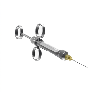 Seringue d'injection dentaire manuelle en acier inoxydable, auto-aspirante, 1,8 ml, cartouche d'anesthésie chirurgicale réutilisable à vie - Product Image 1