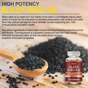 Oem Premium Zwarte Zaadoliecapsules-Koudgeperste Nigella Sativa Helpt Bij De Spijsvertering, Immuunondersteuning, Hersensupplement - Product Image 4