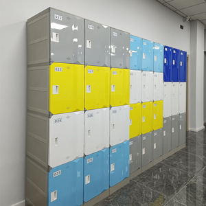 Armoire de rangement à 6 portes pour écoles, vestiaires de gymnase, personnel et travailleurs, en plastique ABS - Product Image 4