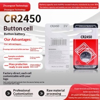 Baterai Kancing Lithium CR2450 3V untuk Timbangan Elektronik dan Mainan