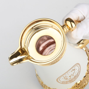Huishoudelijke LVC-0700 Kleine Size Dubai Vacuüm Koffie Pot Kolf Met Tekening Rode Glas Liner Geïsoleerde Thermoskan - Product Image 2