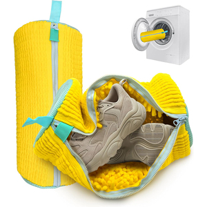 La <span class=keywords><strong>lavatrice</strong></span> per scarpe in poliestere resistente leggera insacca i cestini per la pulizia profonda della biancheria per scarpe da ginnastica - Product Image 3