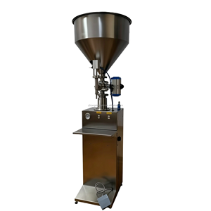 Machine de remplissage semi-automatique pour shampoing, crème, miel, lotion, cosmétiques, pâte, détergent, liquide - Product Image 1