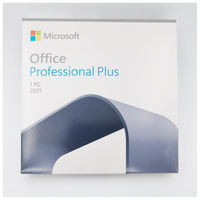 Paquete de DVD en Inglés de Office Professional Plus 2021 con Tarjeta de Clave, Office No Vinculado a la Clave, Activación en Línea, en Existencia