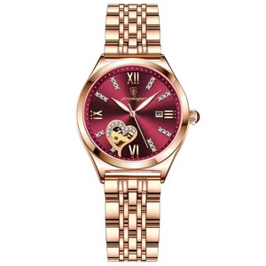 Reloj de Pulsera Cronógrafo Casual de Lujo para Mujer, Correa de Acero Inoxidable, Manecillas Luminosas, Reloj de Cuarzo para Negocios, Aleación, Envío Directo - Product Image 3