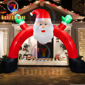 Advertising Promotional <strong>Inflatable</strong> <strong>Christmas</strong> Arch Air-blown Santa Claus Entry Decorate Equipment - Product Image 3