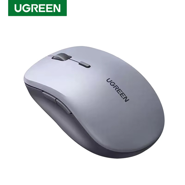 UGREEN Wireless Mouse Blue-tooth 2.4G Silent Ergonomic Computer Mouse With USB Receiver 4000 DPI Wireless Mouse 4 Adjustable