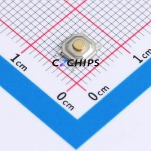 TS011-TBW1FH1.7 Tactile Switch SMD-4P,5.1x5.1mm Switch Single Pole Single Throw Round Button 2.5N Vertical Mount - Product Image 1
