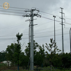 35FT 40FT 55FT 60FT <span class=keywords><strong>Poste</strong></span> de distribución de energía galvanizado en caliente <span class=keywords><strong>Precio</strong></span> <span class=keywords><strong>Poste</strong></span> de acero eléctrico Equipo eléctrico - Product Image 5