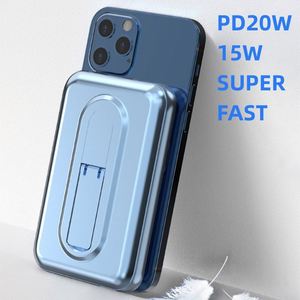 Cargador Inalámbrico Magnético PD20W de Carga Rápida de 15W, Banco de Energía Portátil Tipo-C de 10000 mAh con Función de Soporte para Teléfono - Product Image 2