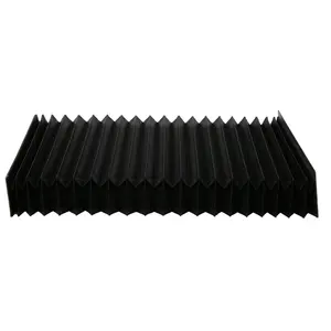 Flexible Lathe Dust Cover Plastic Corrugated Bellows Cover Telescopic Accordion Way Covers