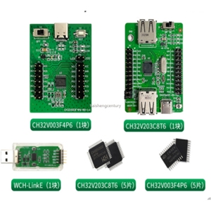 Carte d'évaluation tout-en-un pour composants électroniques <span class=keywords><strong>CH32V003</strong></span>/CH32V203-LinkE - Product Image 1
