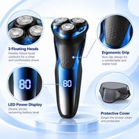 Rasoir Électrique Rotatif Portable Professionnel Rechargeable pour Hommes MS-368 avec Support de Personnalisation – Nouveaux Rasoirs Électriques pour Hommes