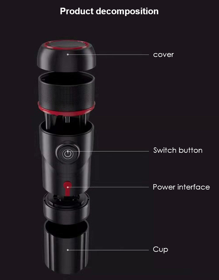 Portable coffee mini machine coffee maker car and travel k-cup coffee maker
