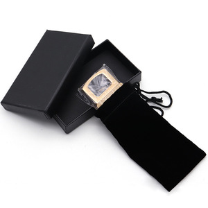 ที่ตัดซิการ์สแตนเลสชุบทองใบมีดคู่อุปกรณ์สูบบุหรี่สำหรับใช้ในบ้าน - Product Image 2
