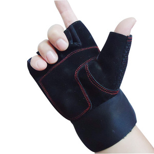 Wholesale Half Finger Breathable Non-Slip Weightlifting <b>Gloves</b> for Cycling Gym Use Polyester Rubber Neoprene Material Unisex - Product Image 6
