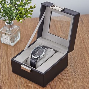 Organizador de Relojes de Cuero PU de Alta Gama con Logotipo Personalizable, Elegante Caja de Regalo para Relojes - Product Image 1