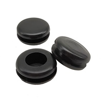 Grommet pour câble anti-poussière, trou de 22 mm, bouchon de trou étanche, grommet rond en caoutchouc double face