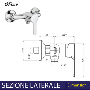 Mezclador de ducha externo Chrome P3 Herramienta de torneado de alta calidad - Product Image 3