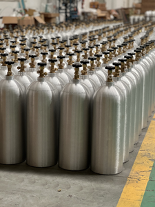 DOT ISO Aluminium 1-50L Nachfüllbarer Helium-Stickstoff-CO2-Gasflaschentank - Product Image 4