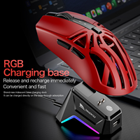 Ratón Inalámbrico para Juegos SMAILWOLF M8 Tri-Modo, Sensor PAW3311, 12000 DPI, RGB, Base de Carga, Ergonómico, Programable, Esports, OEM, ODM