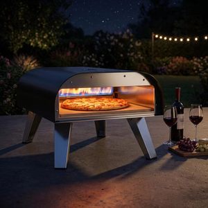 Four à <span class=keywords><strong>pizza</strong></span> portable au <span class=keywords><strong>gaz</strong></span> en acier inoxydable pour l'extérieur avec pelle à <span class=keywords><strong>pizza</strong></span> et <span class=keywords><strong>pierre</strong></span> à <span class=keywords><strong>pizza</strong></span> - Product Image 1