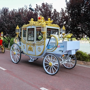 Véhicule Électrique de Transport Spécial : Chariot Électrique de Type Limousine, Style Carrosse Royal Traîné par des Chevaux, Prix d'Usine en Gros - Product Image 3