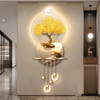 Vente directe d'usine, peinture LED en acrylique avec pendentif en métal, gravure UV, art, décoration d'intérieur, peinture décorative