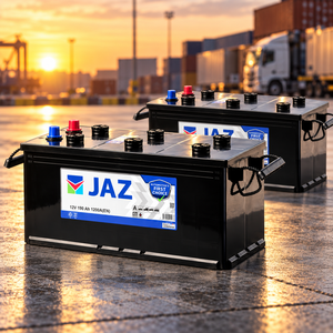 Batterie automobile au plomb sans entretien 12V 190Ah 190 A, 1200 CCA, batterie de démarrage pour véhicules utilitaires lourds JAZ - Product Image 2