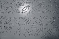Kit d'outils de peinture pour papier peint Rouleau à peinture décoratif à double motif 9 ''Couverture de rouleau à peinture texturée